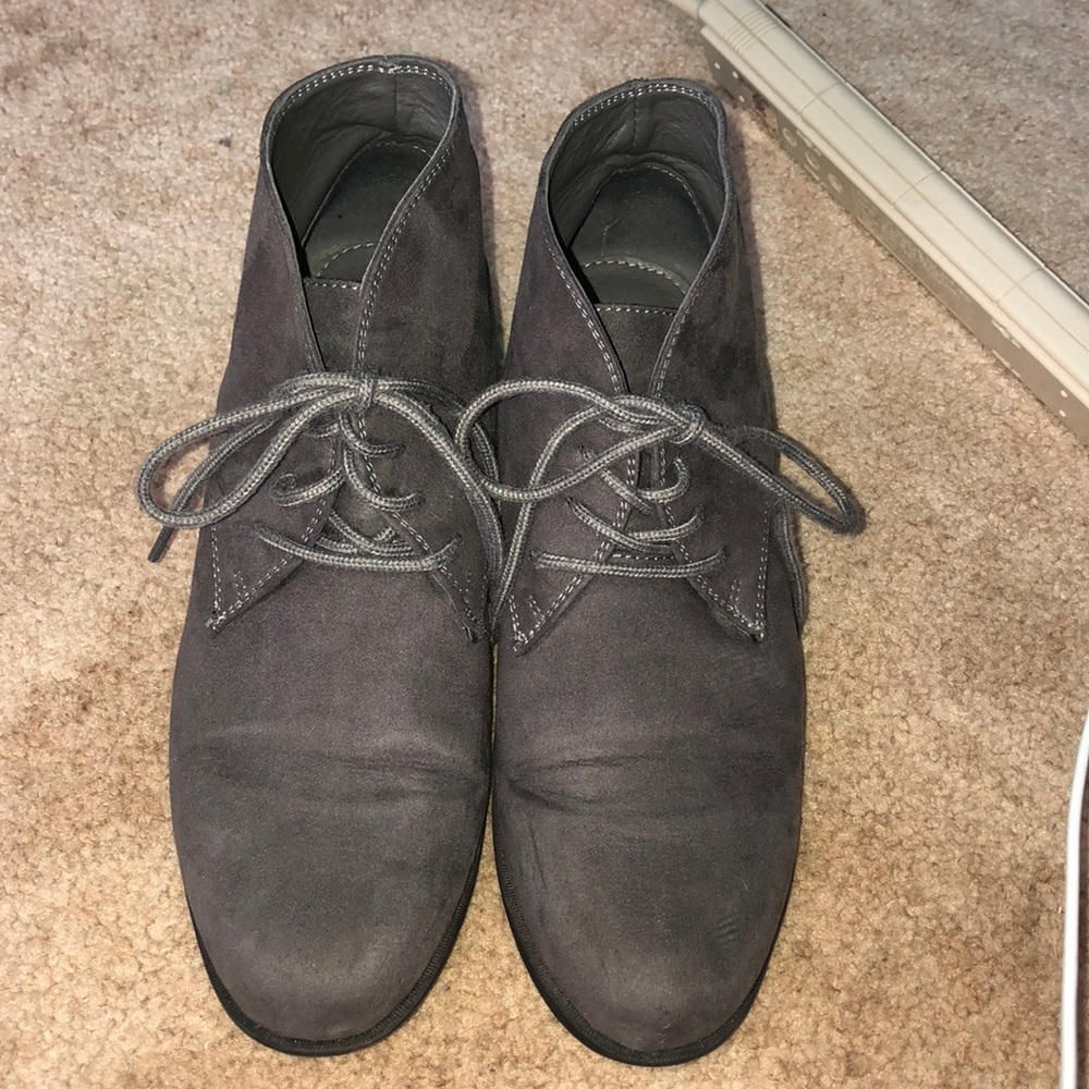 Gray Booties